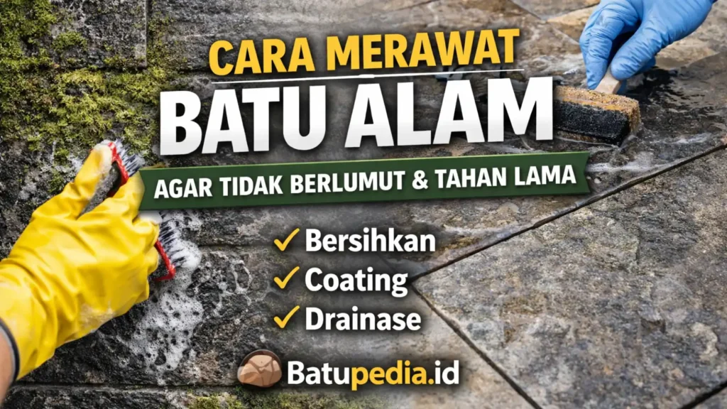 cara merawat batu alam