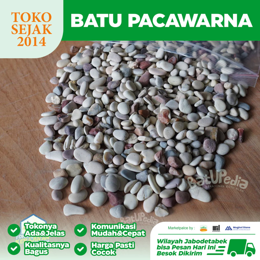 jual batu pancawarna