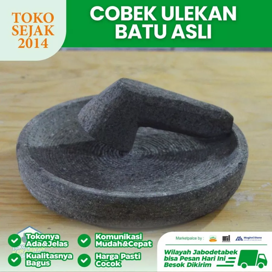 jual cobek batu alam
