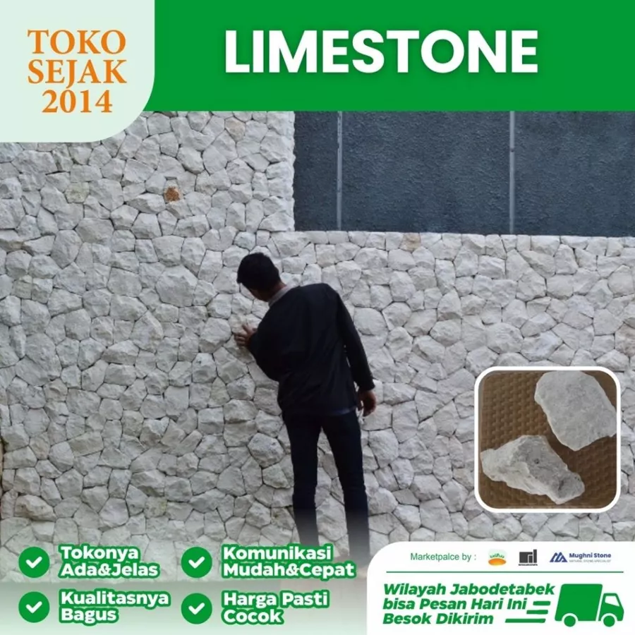 jual batu alam limestone