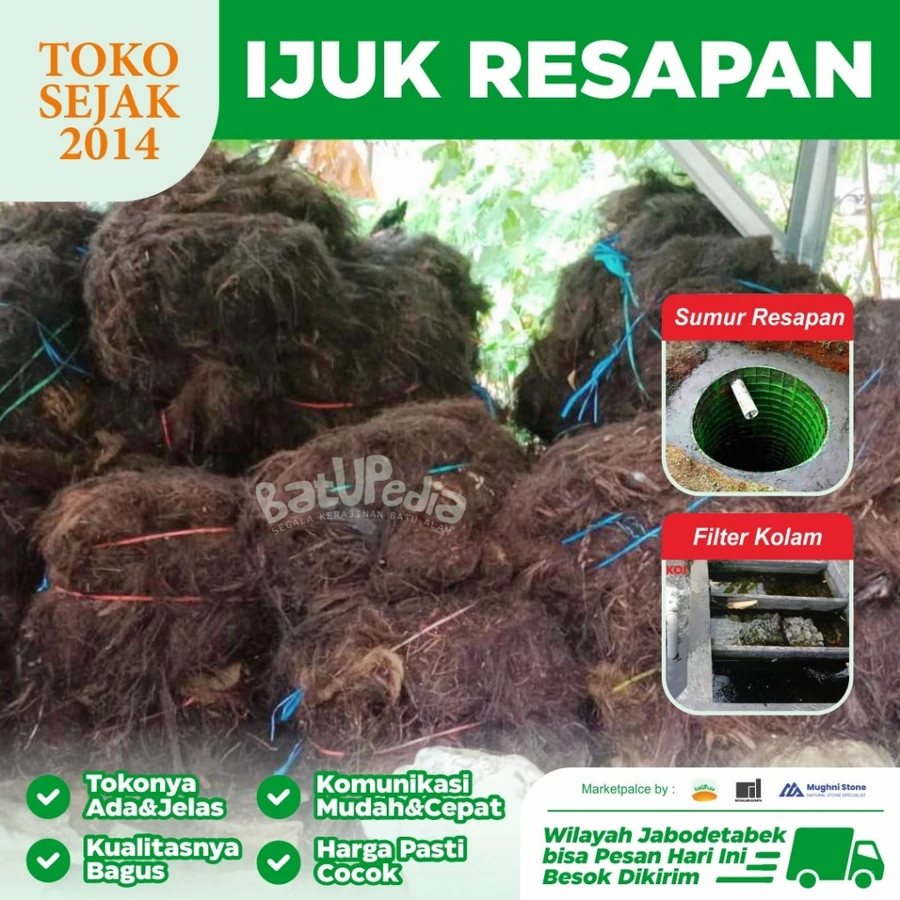 Jual Ijuk Aren Media Filter Resapan
